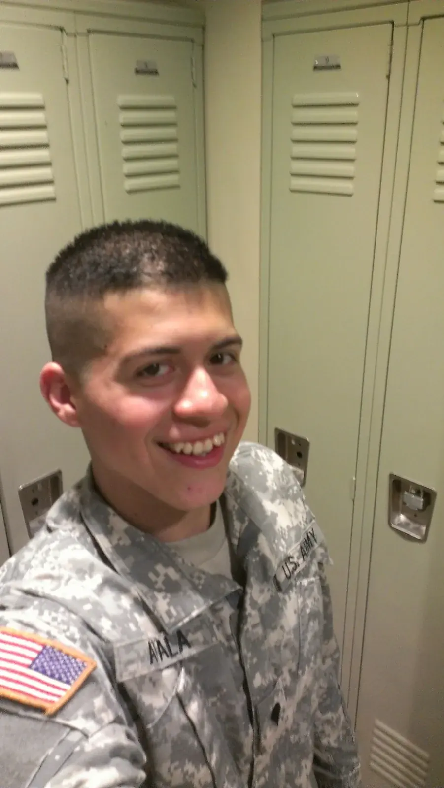 Amilcar Ayala in Army dress uniform.