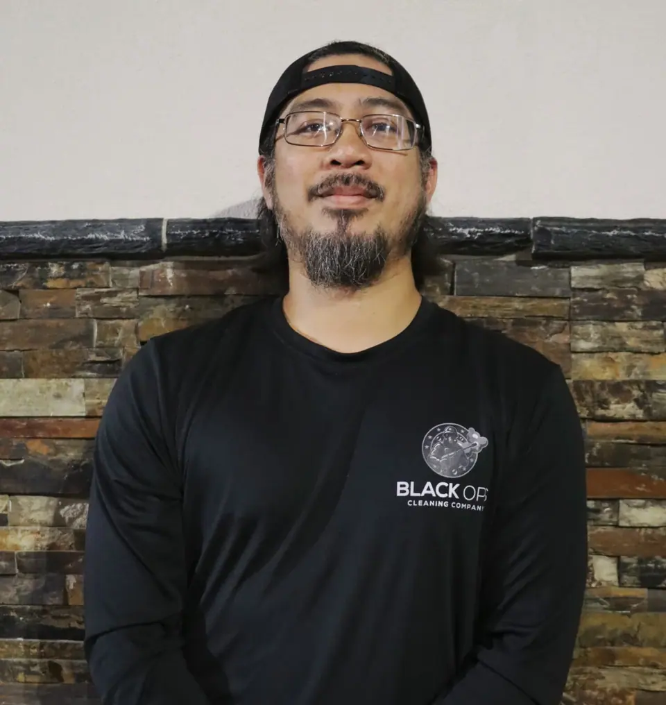 Richard Kwan, Commercial Cleaning Technician at Black Ops Cleaning Company.